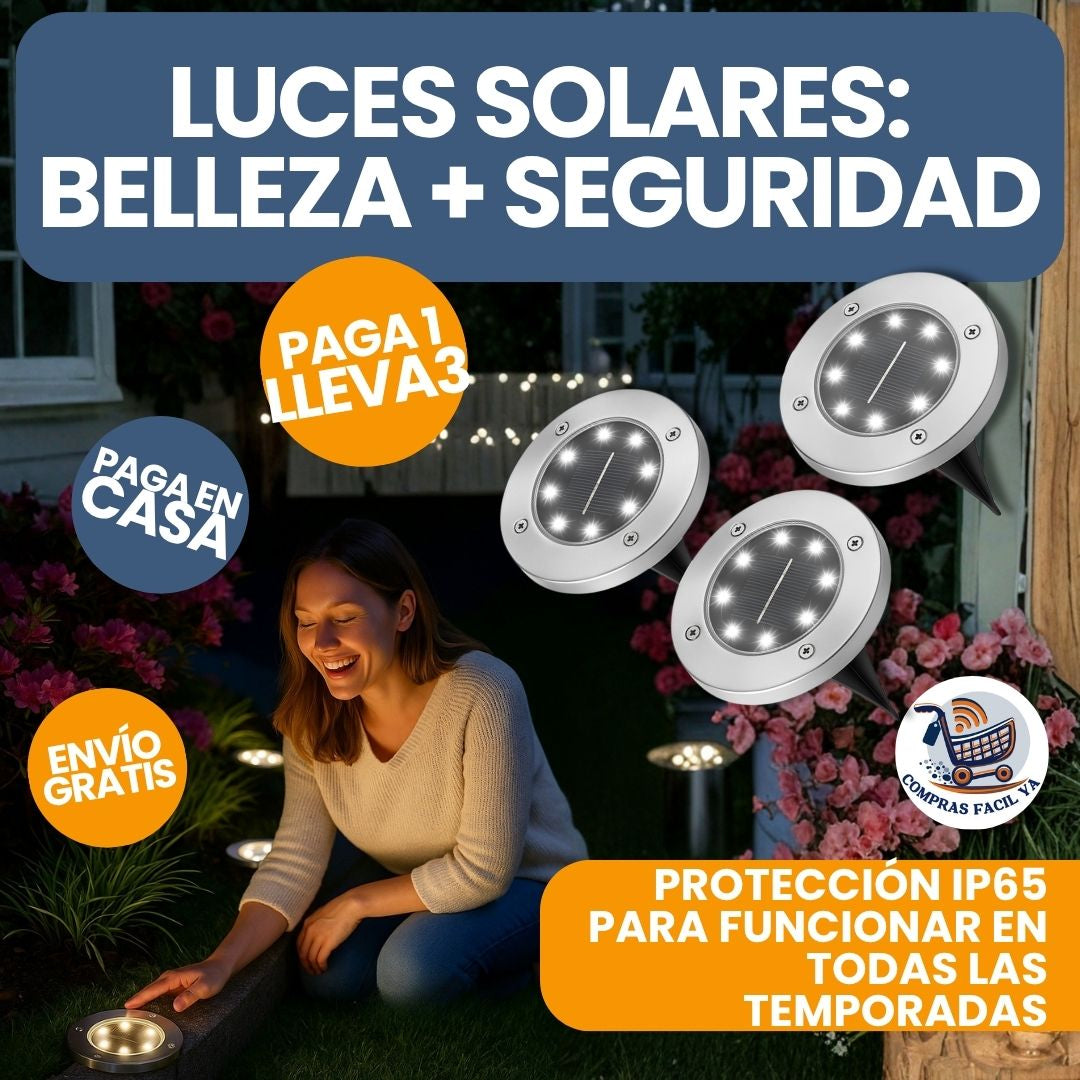 GardenGlow® Luces De Piso Solar