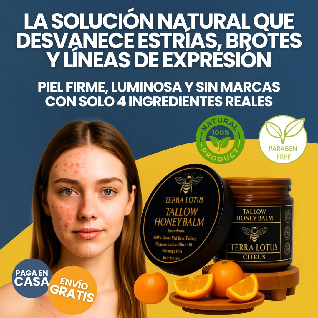 Terra Lotus® Balsamo Natural De Miel 60ml