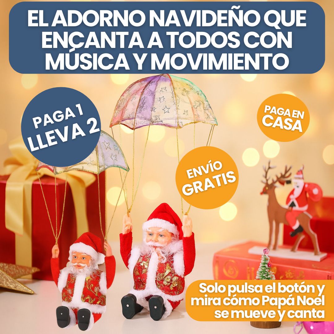 Holiday® Papá Noel Con Paracaídas 2X1