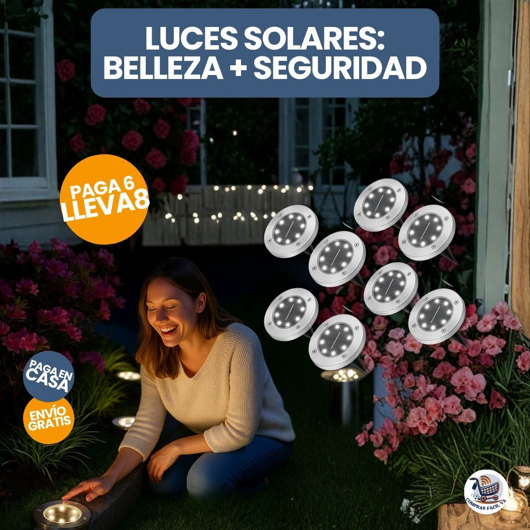 GardenGlow® Luces De Piso Solar