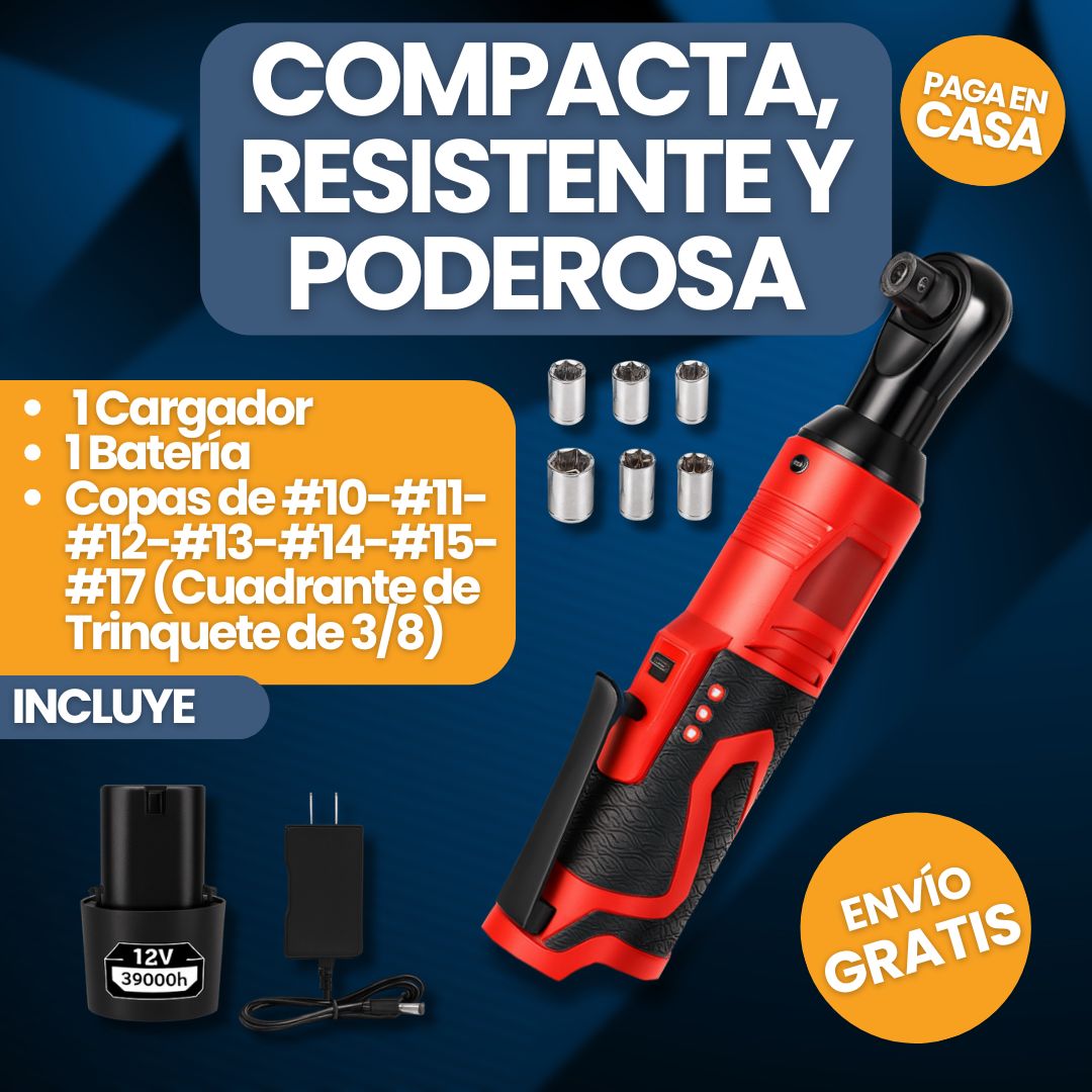 TaskMaster® Trinquete Eléctrico Inalámbrico