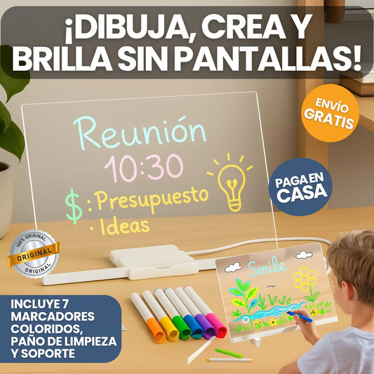 GlowBoard® Pizarra Led Luminosa
