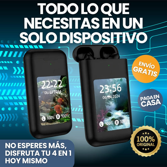 BassVision® Power Bank con Audífonos.