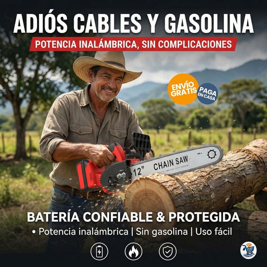 WoodCut® Motosierra Eléctrica "12 Pulgadas"